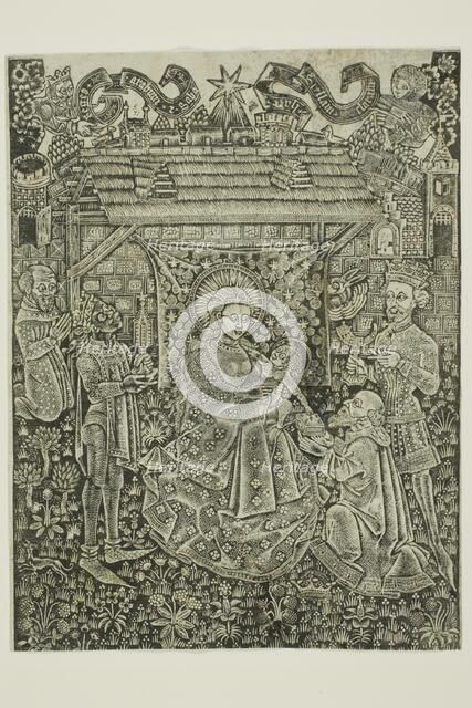 Adoration of the Magi, 1425-50. Creator: Unknown.