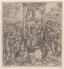 Adoration of the Magi, 1500-10. Creator: Cristofano di Michele Martini