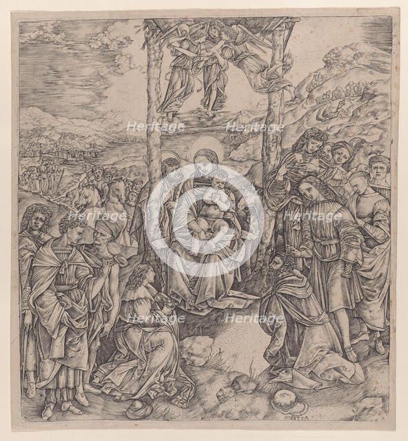 Adoration of the Magi, 1500-10. Creator: Cristofano di Michele Martini.