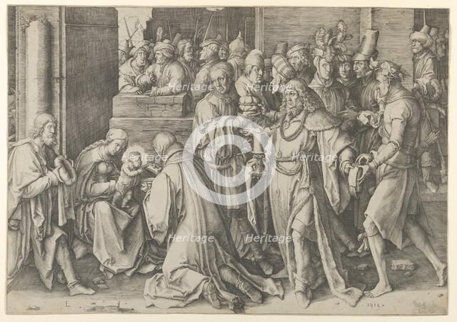 Adoration of the Magi, 1513. Creator: Lucas van Leyden.