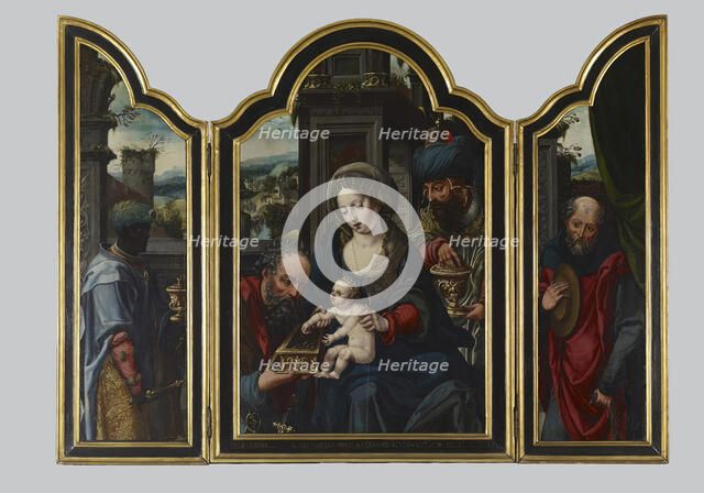 Adoration of the Magi, 1540-1549. Creator: Pieter Coecke van Aelst.