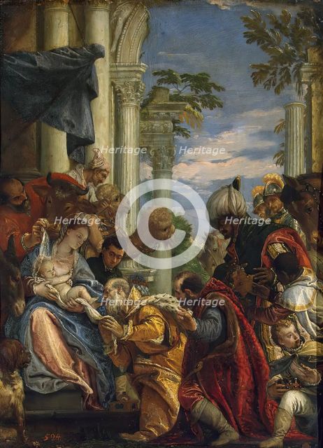 Adoration of the Magi, 1570. Creator: Paolo Veronese.