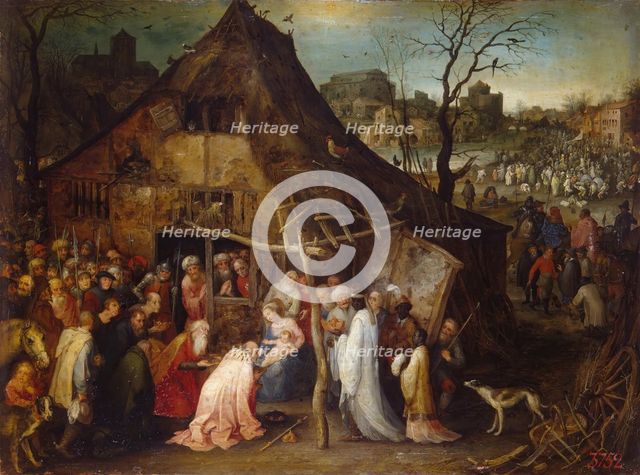 Adoration of the Magi, 1599. Creator: Jan Brueghel the Elder.