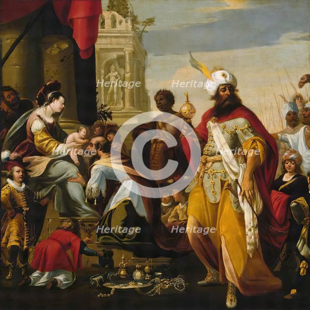 Adoration of the Magi, 1624. Creator: Georges Lallemant.