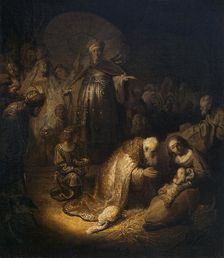 Adoration of the Magi 1632. Artist: Rembrandt Harmensz van Rijn