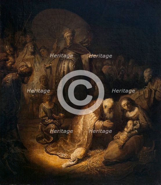 'Adoration of the Magi', 1632.  Artist: Rembrandt Harmensz van Rijn    