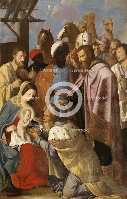 Adoration of the Magi, 1651. Creator: Mateo Gilarte.