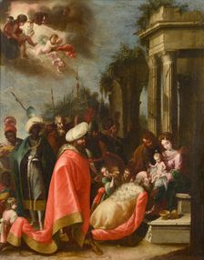 Adoration of the Magi, 1694. Creator: José Mateos