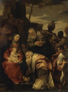 Adoration of the Magi, 1695. Creator: Giovan Gioseffo Dal Sole