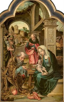 Adoration of the Magi, 16th century. Creator: Pieter Coecke van Aelst
