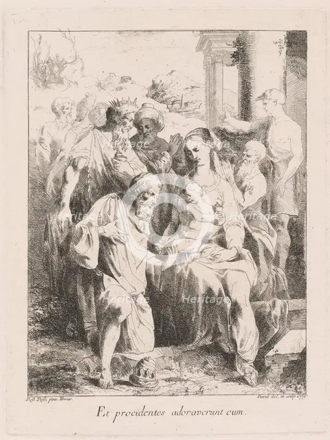 Adoration of the Magi, 1776. Creator: Giovanni David.