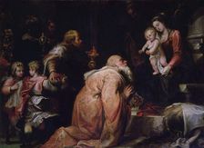 Adoration of the Magi oil on canvas by Francisco Rizzi