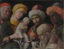 Adoration of the Magi, about 1495-1505. Creator: Andrea Mantegna