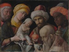 Adoration of the Magi, about 1495-1505. Creator: Andrea Mantegna