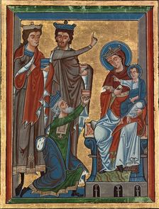 Adoration of the Magi, about 1240. Creator: Unknown