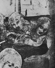 Adoration of the Magi - Angels behind the Virgin c1481 (1945). Artist: Leonardo da Vinci