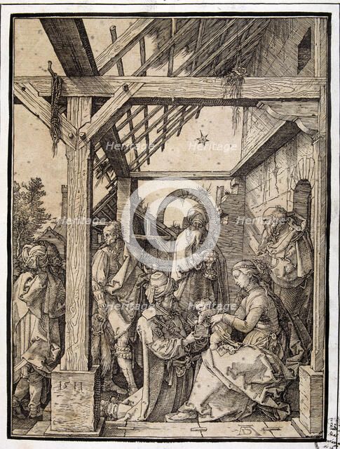  'Adoration of the Magi', by Albrecht Dürer.