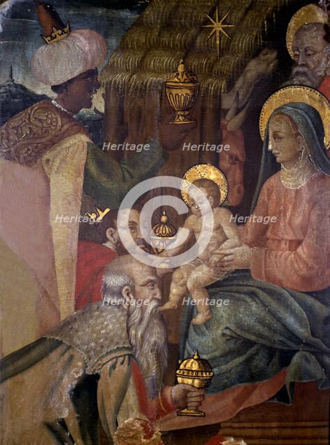  'Adoration of the Magi', by an anonymous author.