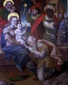 Adoration of the Magi by an anonymous author