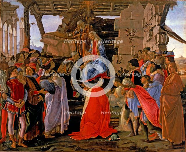  'Adoration of the Magi' by Sandro Botticelli.