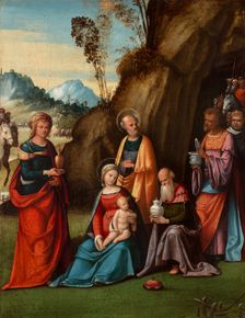 Adoration of the Magi, between 1510-1513. Creator: Benvenuto Tisi da Garofalo