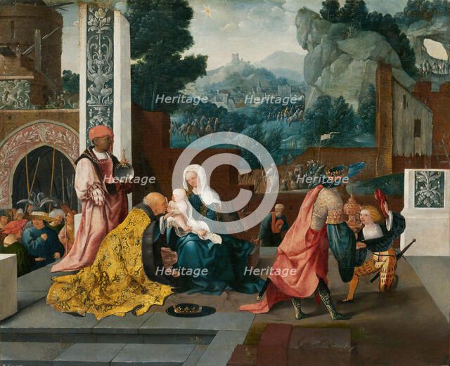 Adoration of the Magi, c. 1519. Creator: Jan van Scorel.