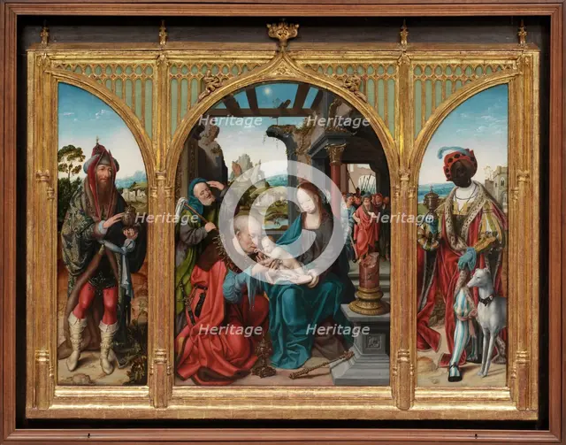 Adoration of the Magi, c1525. Creator: Joos van Cleve.