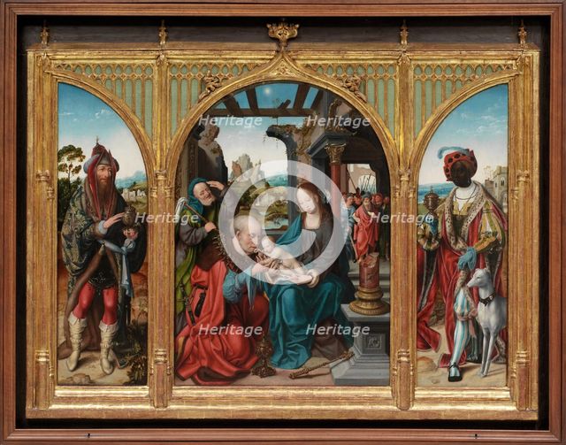 Adoration of the Magi, c1525. Creator: Joos van Cleve.
