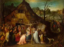 Adoration of the Magi c1600. Creator: Brueghel, Jan, the Elder (1568-1625)