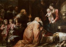 Adoration of the Magi, c1663. Creator: Francisco Rizi