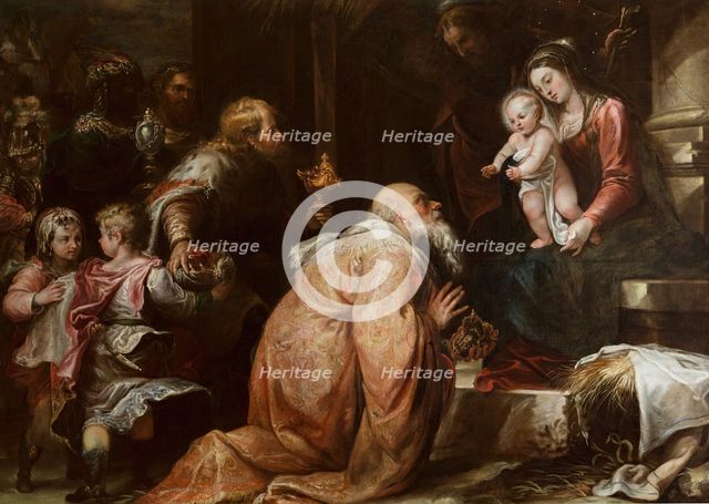Adoration of the Magi, c1663. Creator: Francisco Rizi.
