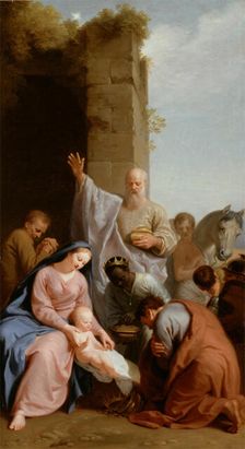Adoration of the Magi, c1715. Creator: Henri Antoine de Favannes