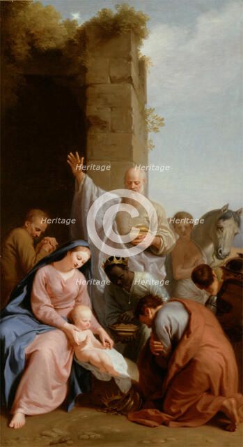 Adoration of the Magi, c1715. Creator: Henri Antoine de Favannes.
