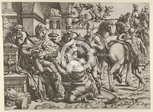 Adoration of the Magi, ca. 1545. Creator: Jean Mignon.