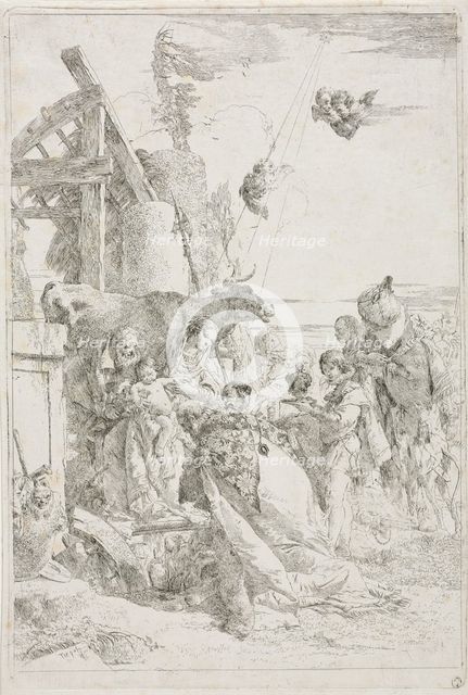 Adoration of the Magi, ca. 1740. Creator: Giovanni Battista Tiepolo (Italian, 1696-1770).