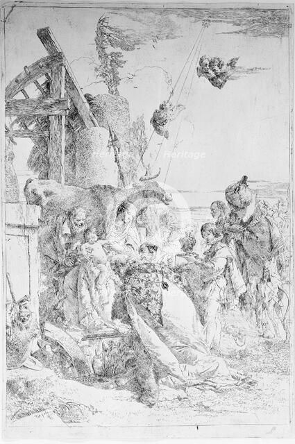 Adoration of the Magi, ca. 1753 (?). Creator: Giovanni Battista Tiepolo.