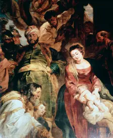 Adoration of the Magi (detail), 1624. Artist: Peter Paul Rubens