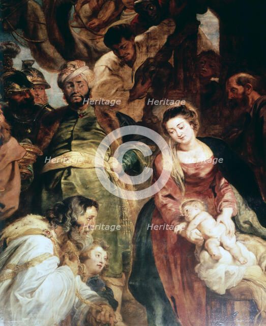 'Adoration of the Magi' (detail), 1624. Artist: Peter Paul Rubens