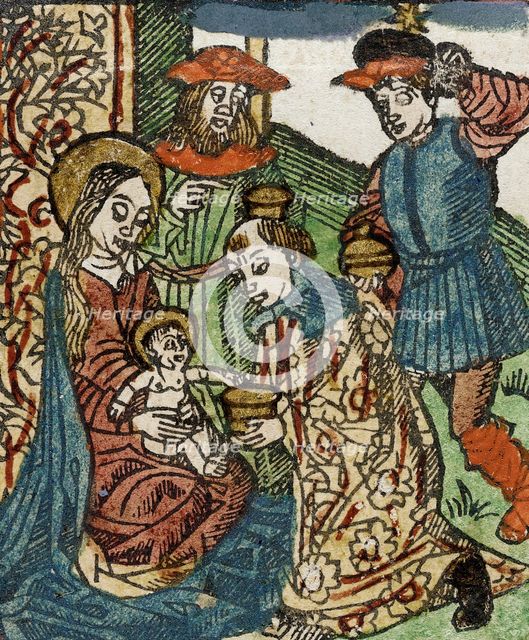 Adoration of the Magi, Late 15th-early 16th century. Creator: Unknown.