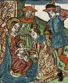 Adoration of the Magi, Late 15th-early 16th century. Creator: Unknown