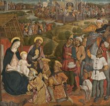 Adoration of the Magi, late 15th-early 16th century. Creator: Guidoccio Cozzarelli
