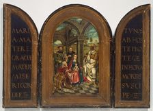 Adoration of the Magi, probably seventeenth century. Creator: Imitator of Netherlandish (Antwerp Mannerist) Painter