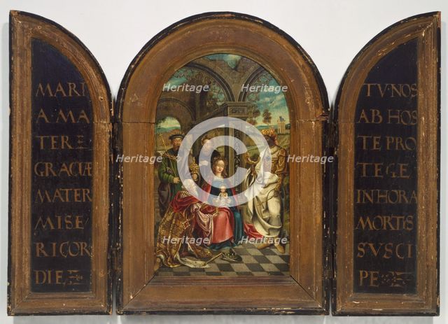 Adoration of the Magi, probably seventeenth century. Creator: Imitator of Netherlandish (Antwerp Mannerist) Painter.