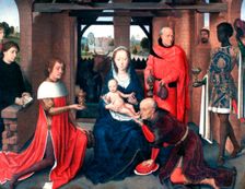 Adoration of the Magi, Triptych Central Panel, c1453-1494. Artist: Hans Memling