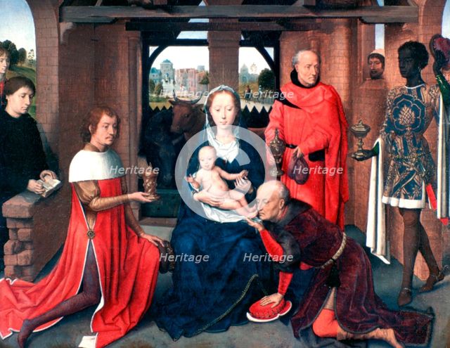 'Adoration of the Magi, Triptych', Central Panel, c1453-1494. Artist: Hans Memling