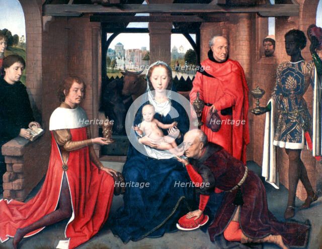 'Adoration of the Magi, Triptych', Central Panel, c1453-1494. Artist: Hans Memling