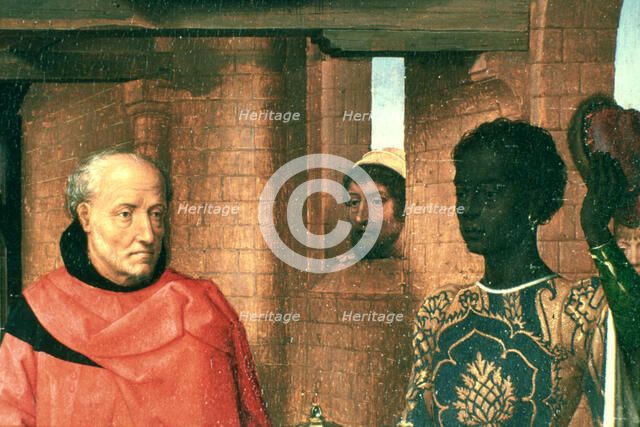 'Adoration of the Magi, Triptych', Detail, c1453-1494. Artist: Hans Memling