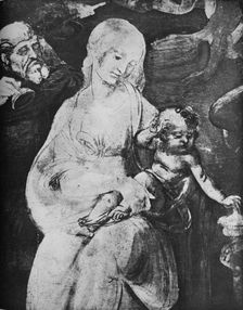 Adoration of the Magi - Virgin and Child c1481 (1945). Artist: Leonardo da Vinci