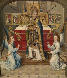 Adoration of the Sacrament, 1480-1499. Creator: Anon