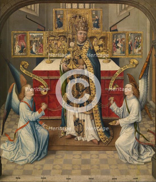 Adoration of the Sacrament, 1480-1499. Creator: Anon.